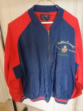 Gap Universal Classic American Challenge Full Zip Windbreaker Jacket Size L
